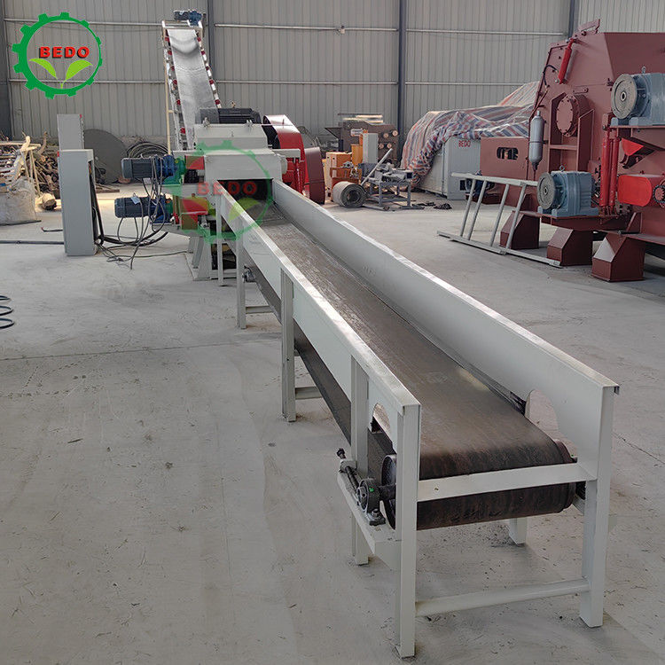 55 kW 590 tours par minute Machine de concassage de bois commercial type tambour Déchiqueteur Trempeuse lourde