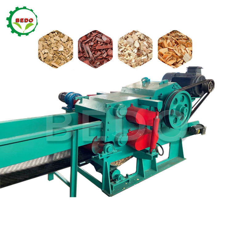 590 tours par minute Machine de déchiquetage de bois électrique pour la foresterie Machine de déchiquetage de bois