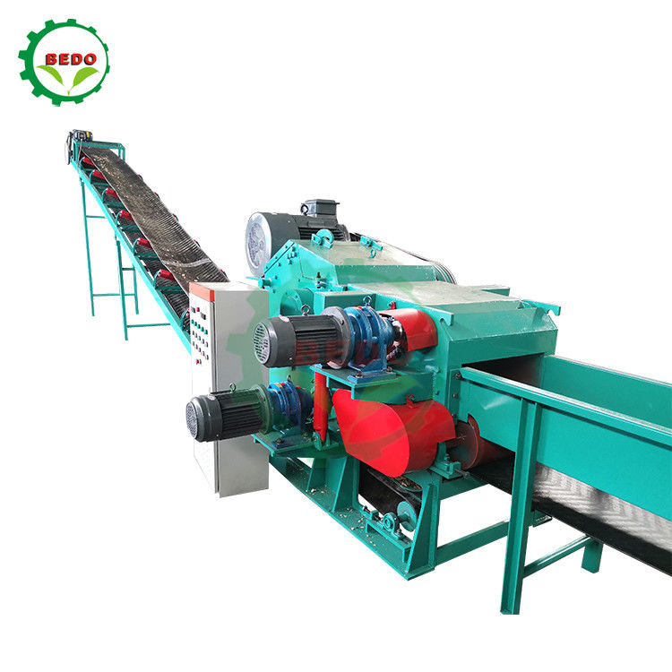 590 tours par minute Machine de déchiquetage de bois électrique pour la foresterie Machine de déchiquetage de bois