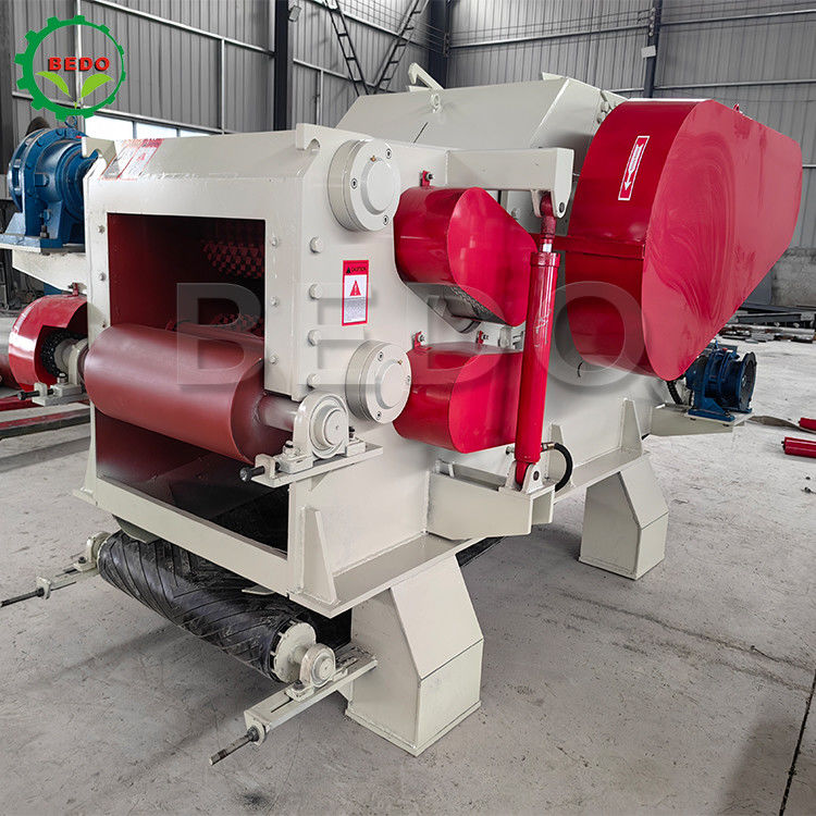SNI Standard Industrial Wood Chipper Machine 132KW Electric CE Certified for Indonesia Paper and Pulp Mills