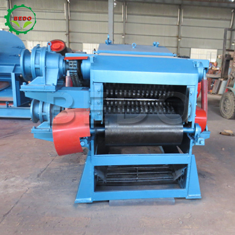 type équipement en bois en bambou électrique de défibreur d'admission de la machine 240x540mm du déchiqueteuse 75kw