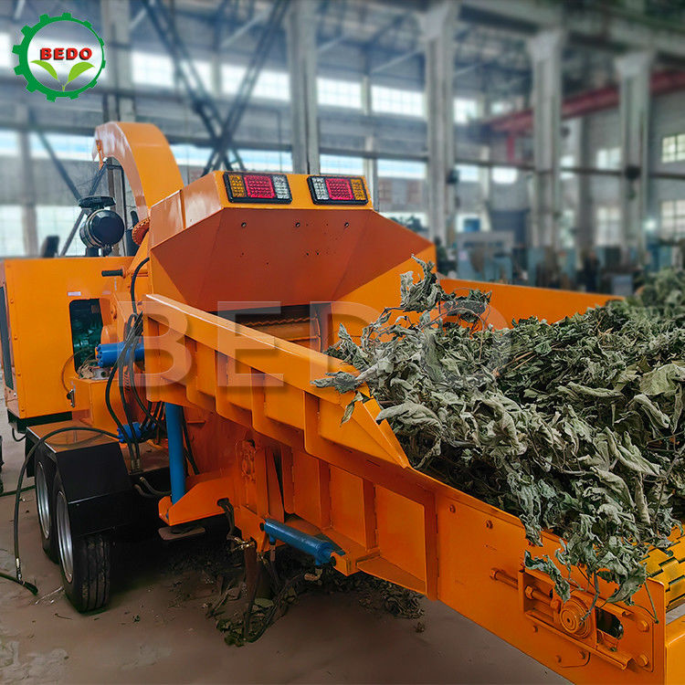 Autonomie de l'alimentation du jardin machine à déchiqueter le bois déchets feuilles de branche d'arbre déchiqueteur équipement lourd