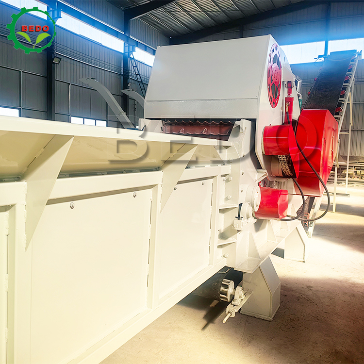 Autonomie d'alimentation 235HP machine à déchiqueter le bois 700x400mm entrée déchiqueteur de tambour industriel