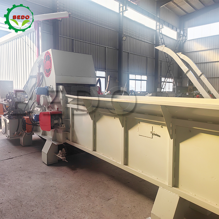 Machine de déchiquetage de bois de 235 ch 700x400 mm entrée 2 pièces lames de travail lourd Tambour de déchiquetage de bois type déchiquetage industriel