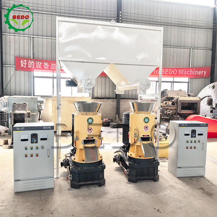 1500*1000*1400mm Biomass Pellet Machine with Advanced PLC Control System