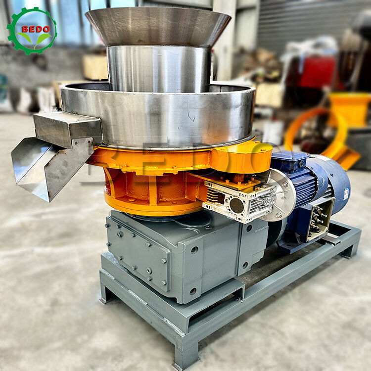 Machine à pellets de bois de 500 kg/h avec matrices en acier inoxydable et roulements NSK pour une production de pellets à haut rendement