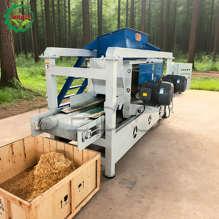 Équipement de traitement du bois durable de cadre en acier de capacité de la machine 400kg/h de copeaux de bois de puissance courante 4kw