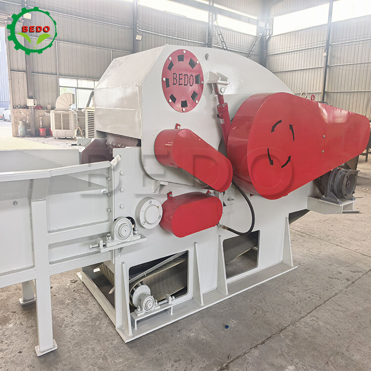 Machine de déchiquetage de biomasse à coco Husk 75KW électrique pour l'Indonésie