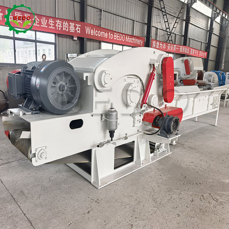 Machine de déchiquetage de biomasse à coco Husk 75KW électrique pour l'Indonésie