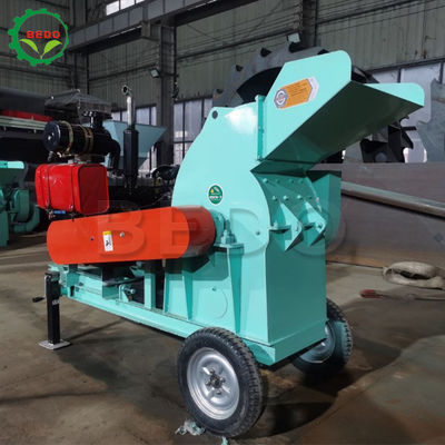 Moteur diesel mobile, broyeur industriel de marteaux à bois à vitesse de rotation de 2580 r/min