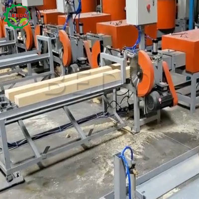 Machine de fabrication de blocs de palettes de sciure de bois BEDO 380V 4,8*0,78*1,32m