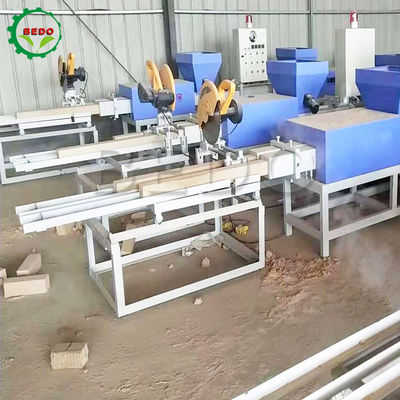 Machine de fabrication de blocs de palettes de bois compressées de 1500 kg