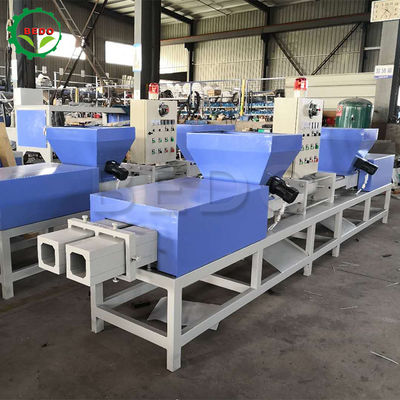 Machine automatique de fabrication de blocs de sciure de bois à 380 V pour palettes euro
