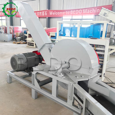 Déchiqueteuse à bois électrique à lames, 6 pièces, 3kw, convoyeur d'alimentation, Type tambour, broyeur robuste