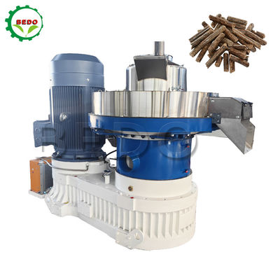 1500 à 2000 kg/h Machine à pellets de bois à lubrification centralisée avec puissance de troncateur de 3 kW