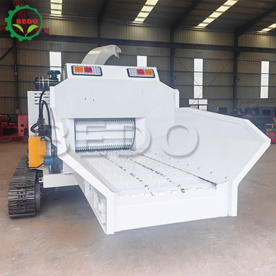 2.5m Distance de décharge 4 tonnes Poids remorquable troncs broyeur Votre solution pour le broyage durable du bois