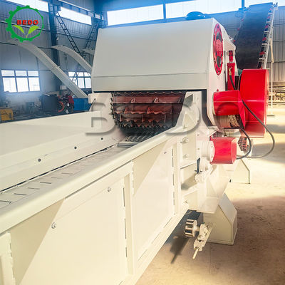 Broyeur à copeaux de bois automatique avec entrée de 700*400mm et 2 lames