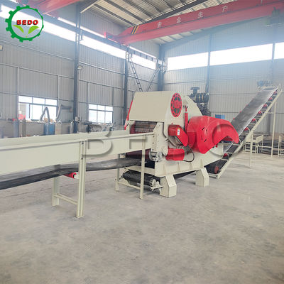 2pcs Machine à déchiqueter le bois à lame auto-alimentée Moteur hydraulique pour un fonctionnement en douceur