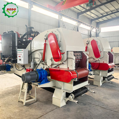 Machine de déchiqueteuse à bois à disque 235HP, équipement de déchiquetage de bois industriel rapide et efficace