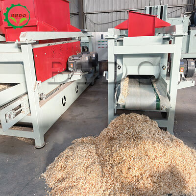 7.5kw Machine à copeaux de bois pour arbre principal Épaisseur 1-2mm Unité de production industrielle 3600 tr/min