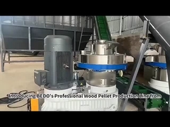 Machine de production de pellets en bois à diamètre de 560 mm en acier inoxydable